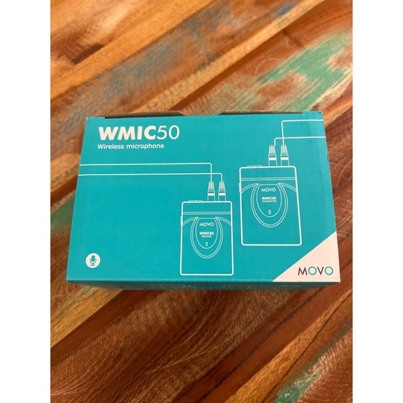 MOVO Photo WMIC50 2.4GHz Wireless Lavalier Microphone System, 164' Range - Picture 2 of 4